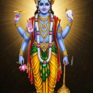 Divine Lord Vishnu The Preserver