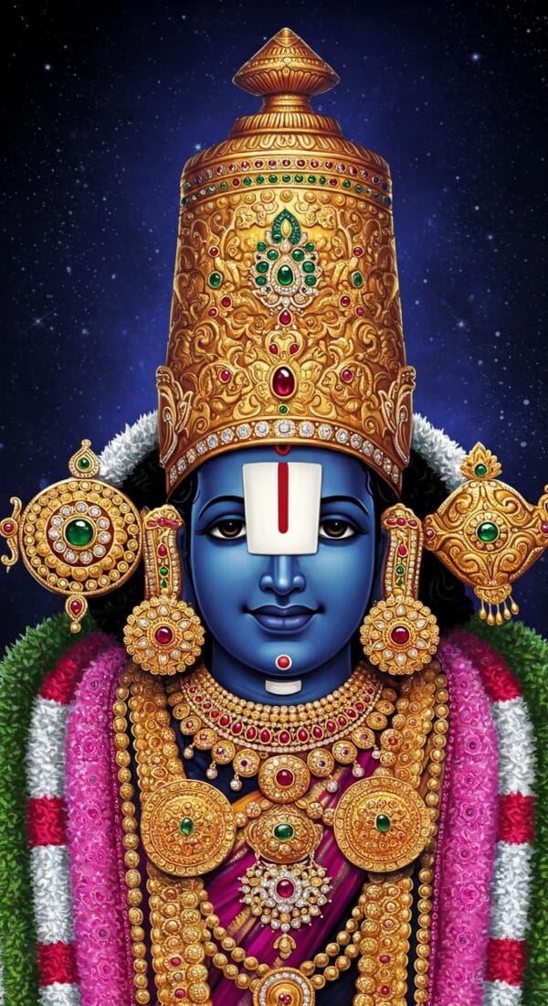 AI Painting Venkateswara Swamy
