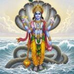 Divine Lord Sri Maha Vishnu On Kshirsagar Ocean