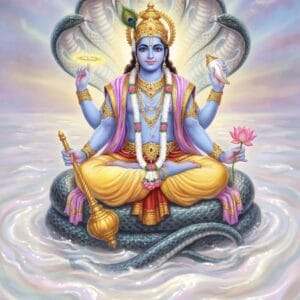 Sri Maha Vishnu Kshera Sagara Image