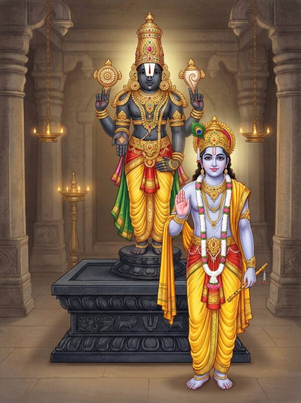 Venkateshwara Swamy Sri Krishna Image